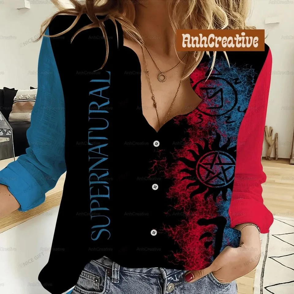 2024 Women's Shirt Street Collar Long Sleeved Women's Shirt Cartoon Print Fashion Casual Top Elegant Loose Lapel Shirts