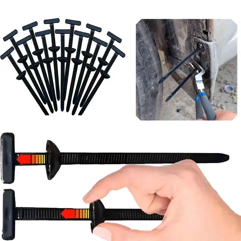 Nylon universal cable tie buckle heavy-duty self-locking nylon cable tie fastener suitable for daily maintenance of automobiles