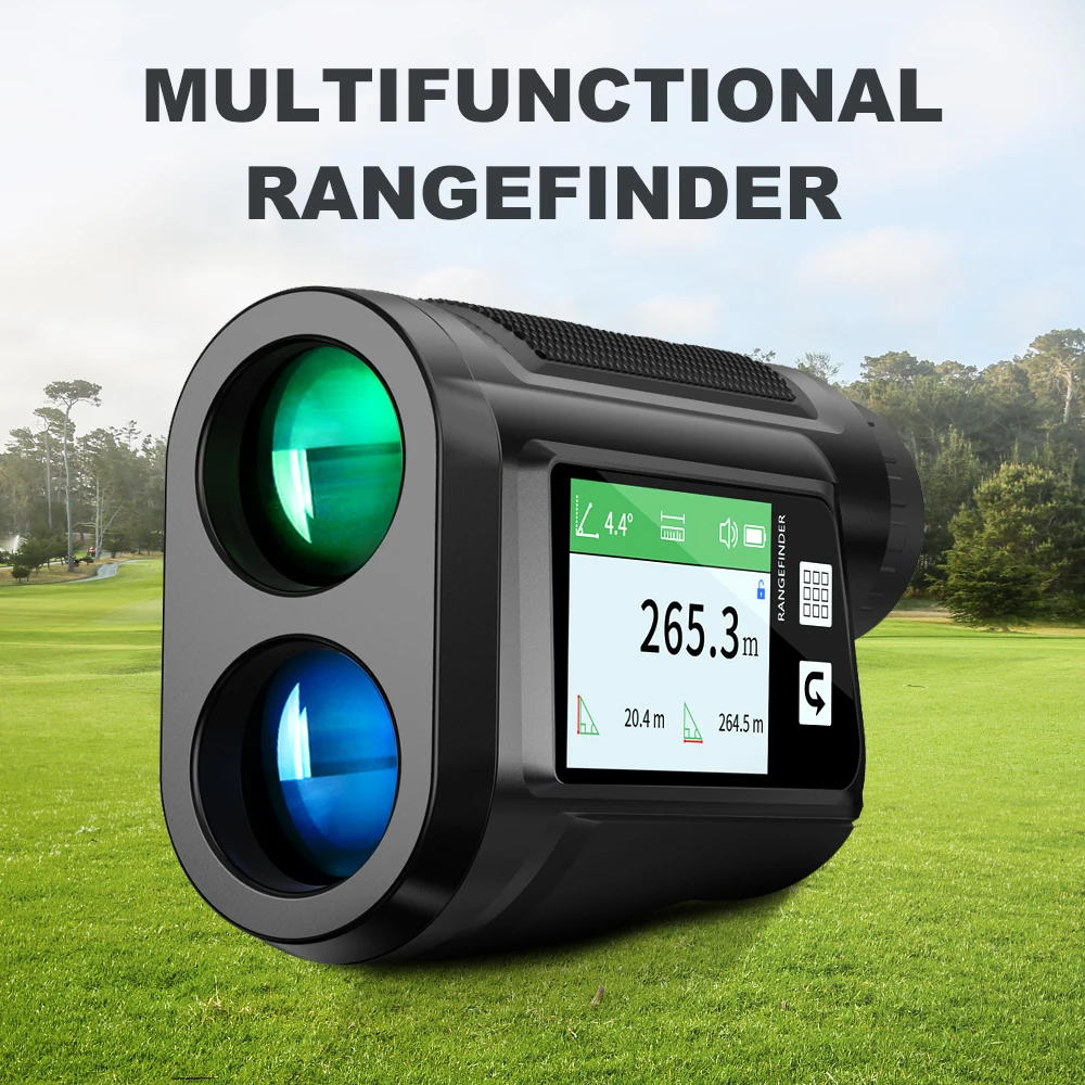 NOHAWK Golf  Rangefinder 1000 Yards, Flagpole Lock with Vibration, Voice Broadcast, Color Screen Range Finder for Golf Hunting