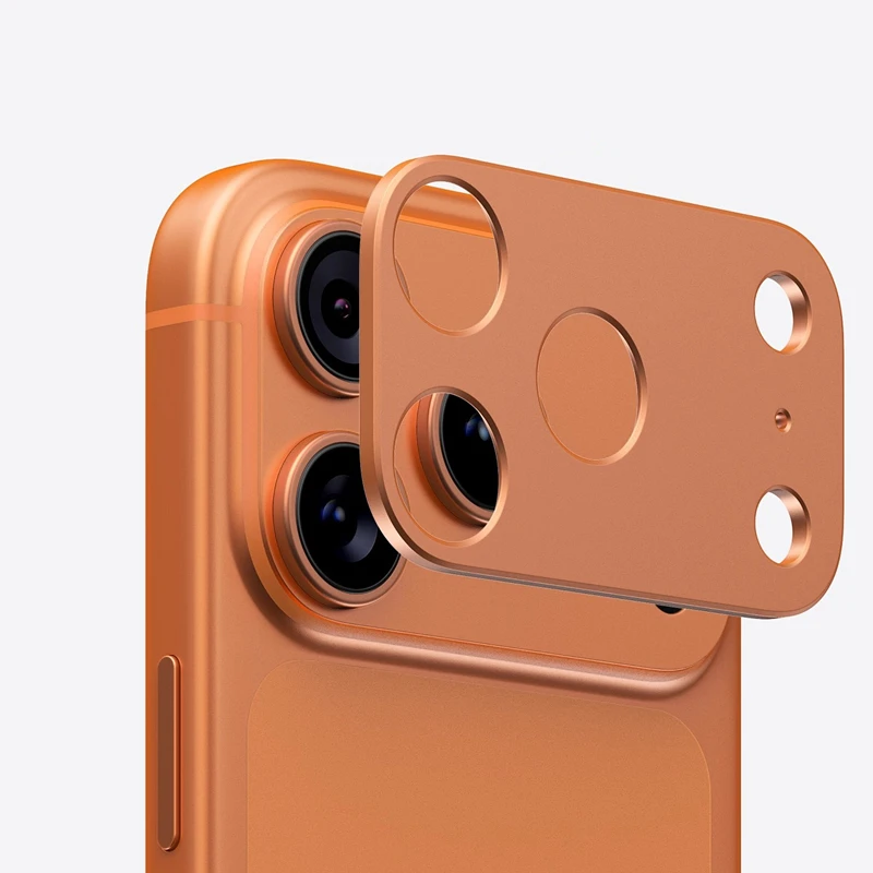 Aluminum Metal Rear Camera Lens Protector for IPhone 17 Pro Max 17 Pro Lens Cover Ziai Screen Protector Lens Ring Film