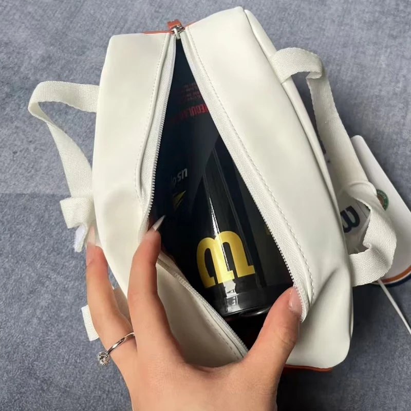 ويلسون رولاند غاروس حقيبة صغيرة مضرب تنس حقيبة يد صغيرة 3 إلى 6 حقائب من القماش سوبر جولة مضرب التنس إكسسوارات رياضية