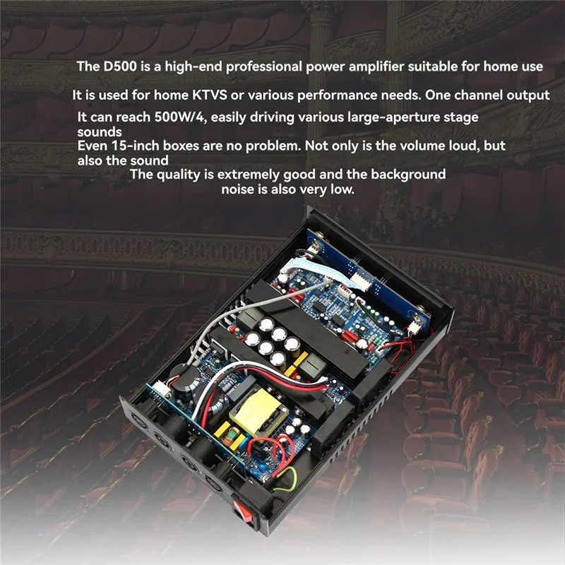 【B89E】IRS2092 Digital Audio Amplifier Module 500W+ 500W Dual-Channel High-Power Fever-Level Power Amplifier Board