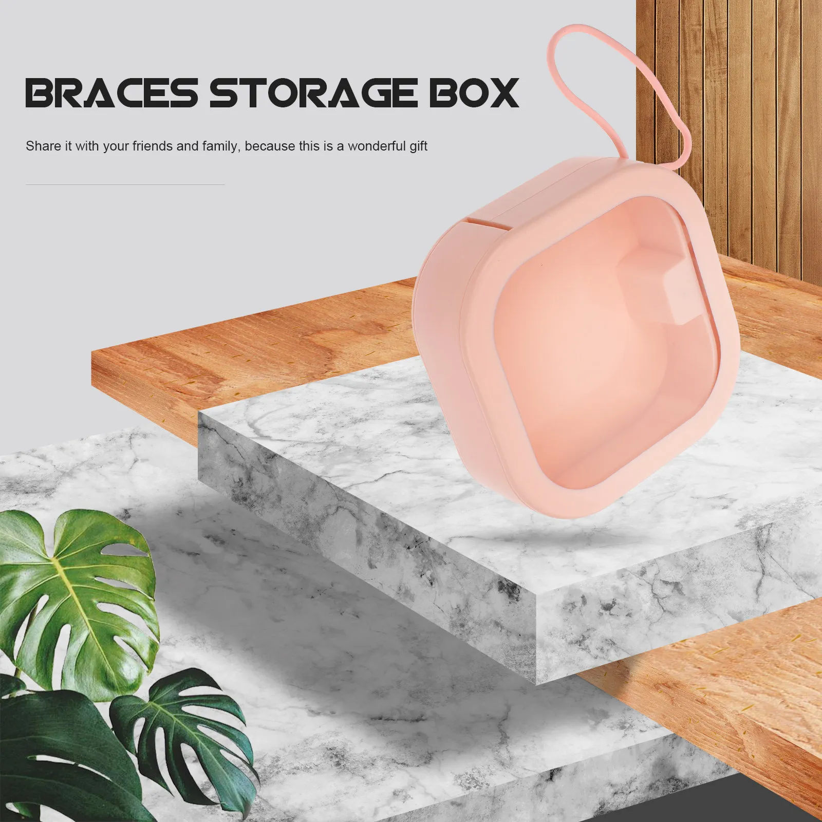 1Pcs Teeth Braces Storage Holder Compact Exquisite Design Easy Carry Pocket Bag Friendly Orthodontics Box for Denture Orthotic