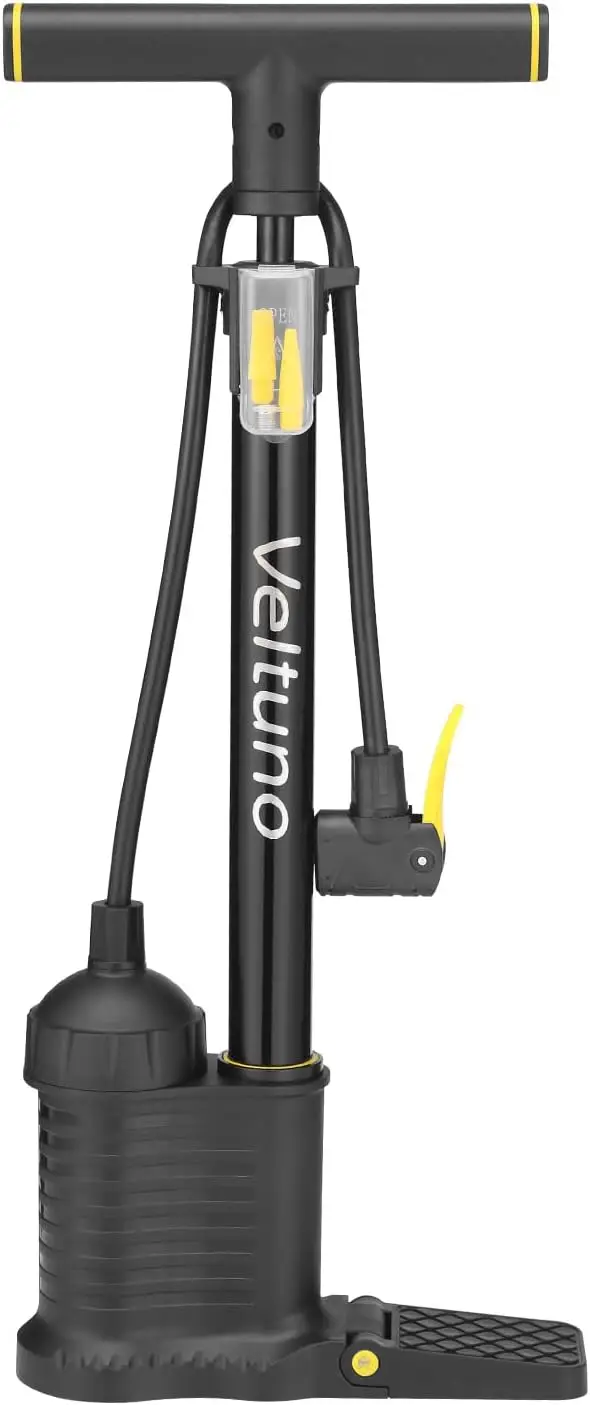 

Напольный велосипедный насос высокого давления с клапаном Presta/Schrader для велосипедов, шариков, скутеров