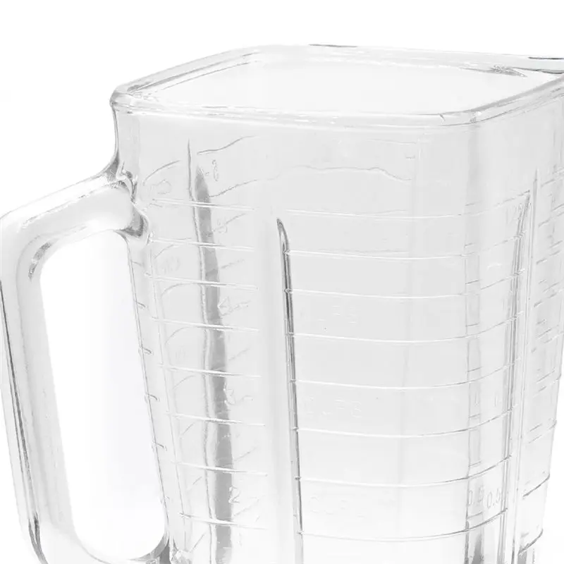 YANA35R For Oster Blender Replacement Accessory Kit-Glass Jar& 6-Blade Ice-Crushing Assembly(Models 4655, 4961, 4980)