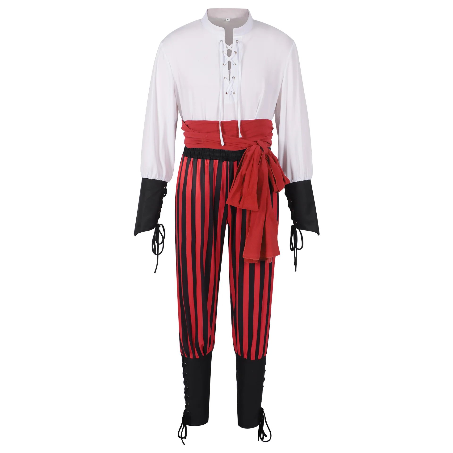 

Новинка 2025, средневековая пиратская одежда в стиле стимпанк, европейская и американская мужская одежда в стиле Ренессанс, рубашки, аксессуары, костюм для косплея