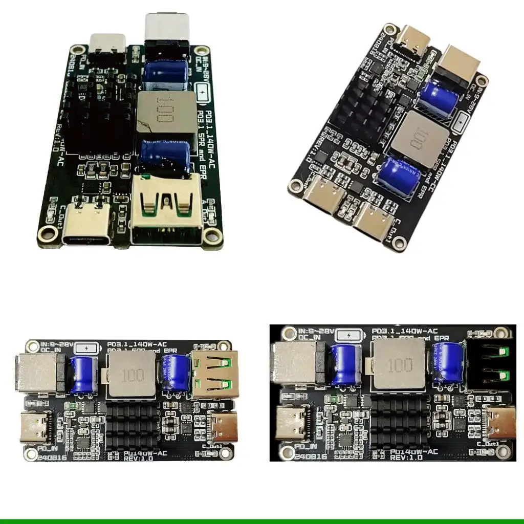 U55C 140W Power Fast Charging Module Type C USB Charging Full Desktop Car Quick Charging Protective Board