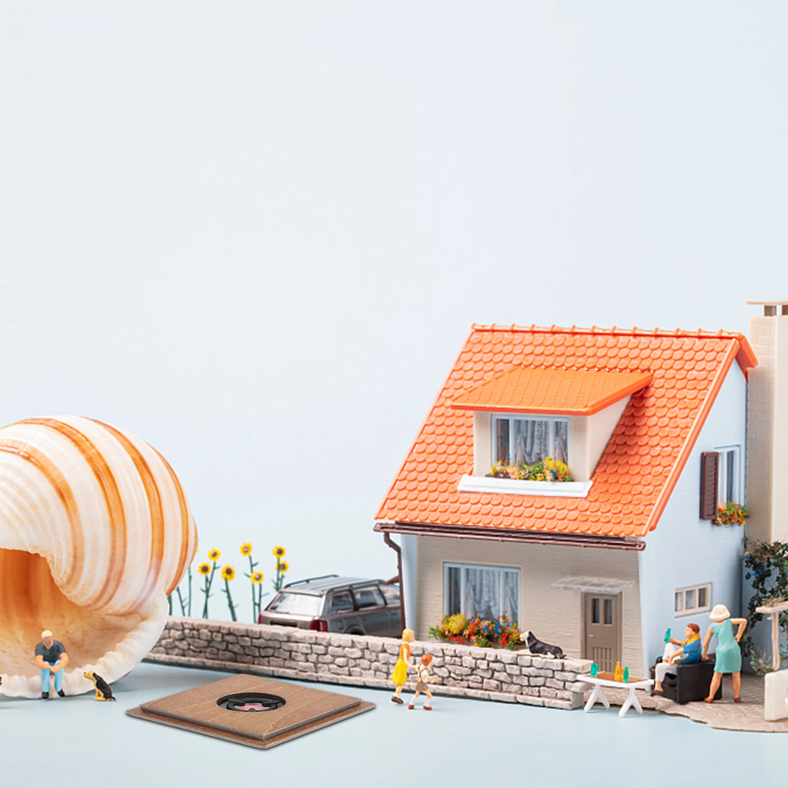 

Wooden Miniature Model Cat Stove Decorative Adornment for Mini House Crafts Long Lasting Realistic Details Fashionable