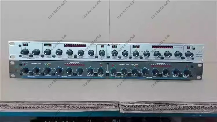 Professional Stage Dual Channel High Precision Compressor Limiter Audio Dynamics Processor Rack Mount Gear