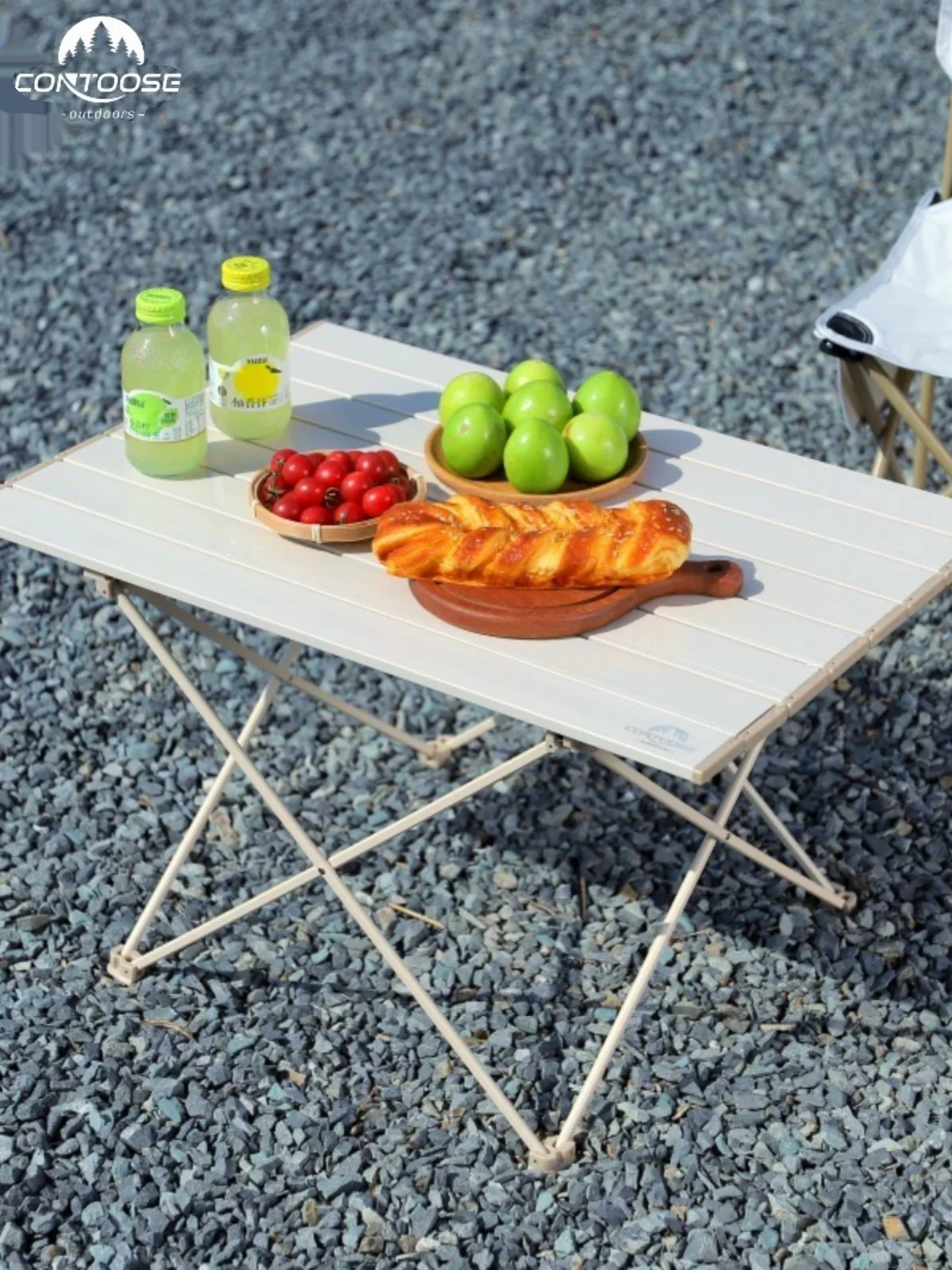 Outdoor Folding Table Portable Aluminum Alloy Egg Roll Table Camping Picnic Barbecue Table Chair Mesa Plegable Outdoor Furniture