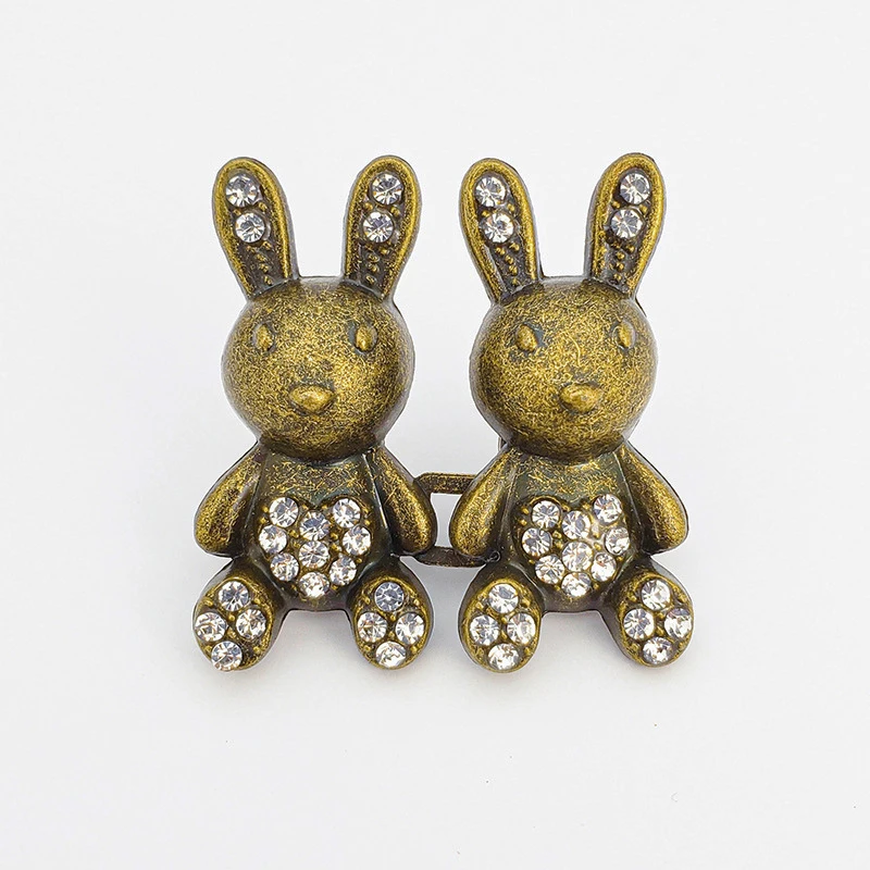 Reusable Metal Buttons Rabbit Snap Fastener Pants Pin Retractable Button Sewing-on Buckles for Jeans Perfect Fit Reduce Waist