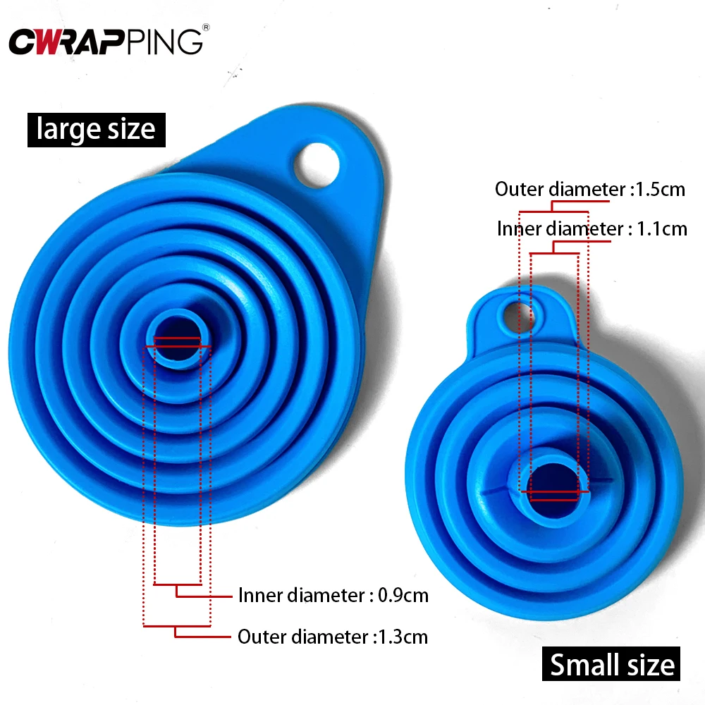 Auto Engine Oil Petrol Change Funnel Blue Engine Funnel Oil Petrol Change Tools Foldable Auto Engine Oil Big Size Petrol Funnels