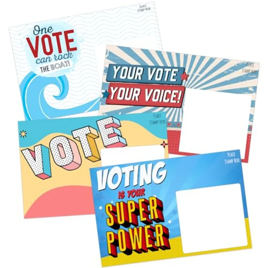 

Bulk r s 4x6-4 Vibrant Designs, Blank Back for Personalized Messages, Smear-Resistant Uncoated Cardstock, Spark Change and Enco
