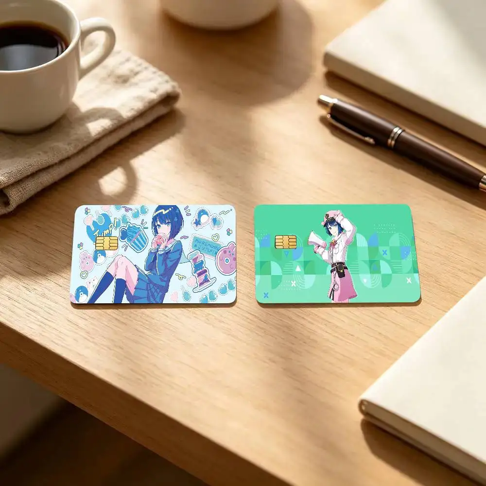 Kiritani Haruka Animation Game Project Sekai Art Print Credit Card Skin Waterproof PVC Bank Card Decal