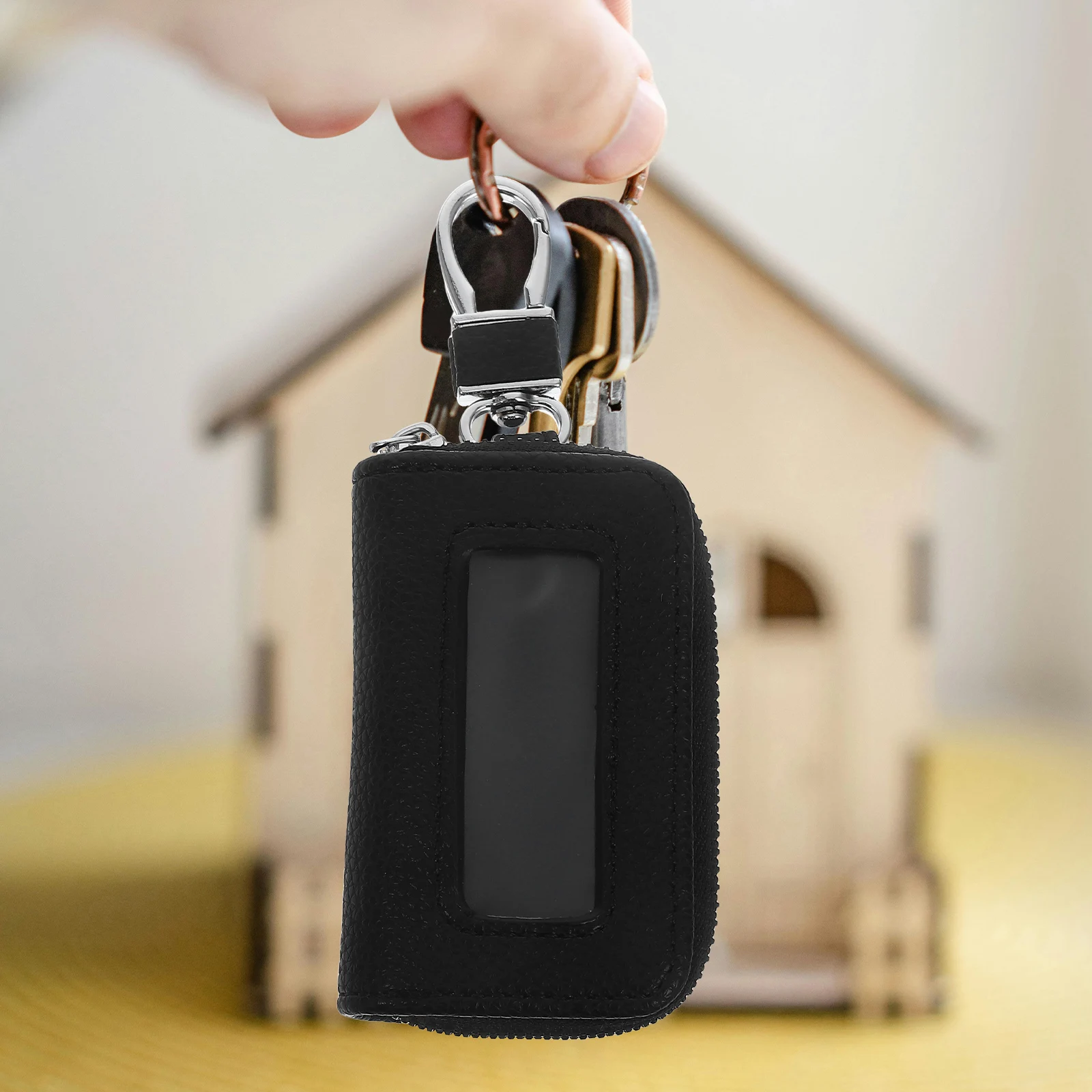 

Car Key Bag Fob Alarm Remote Case Delicate Holder for Women Cases Pu Accessories