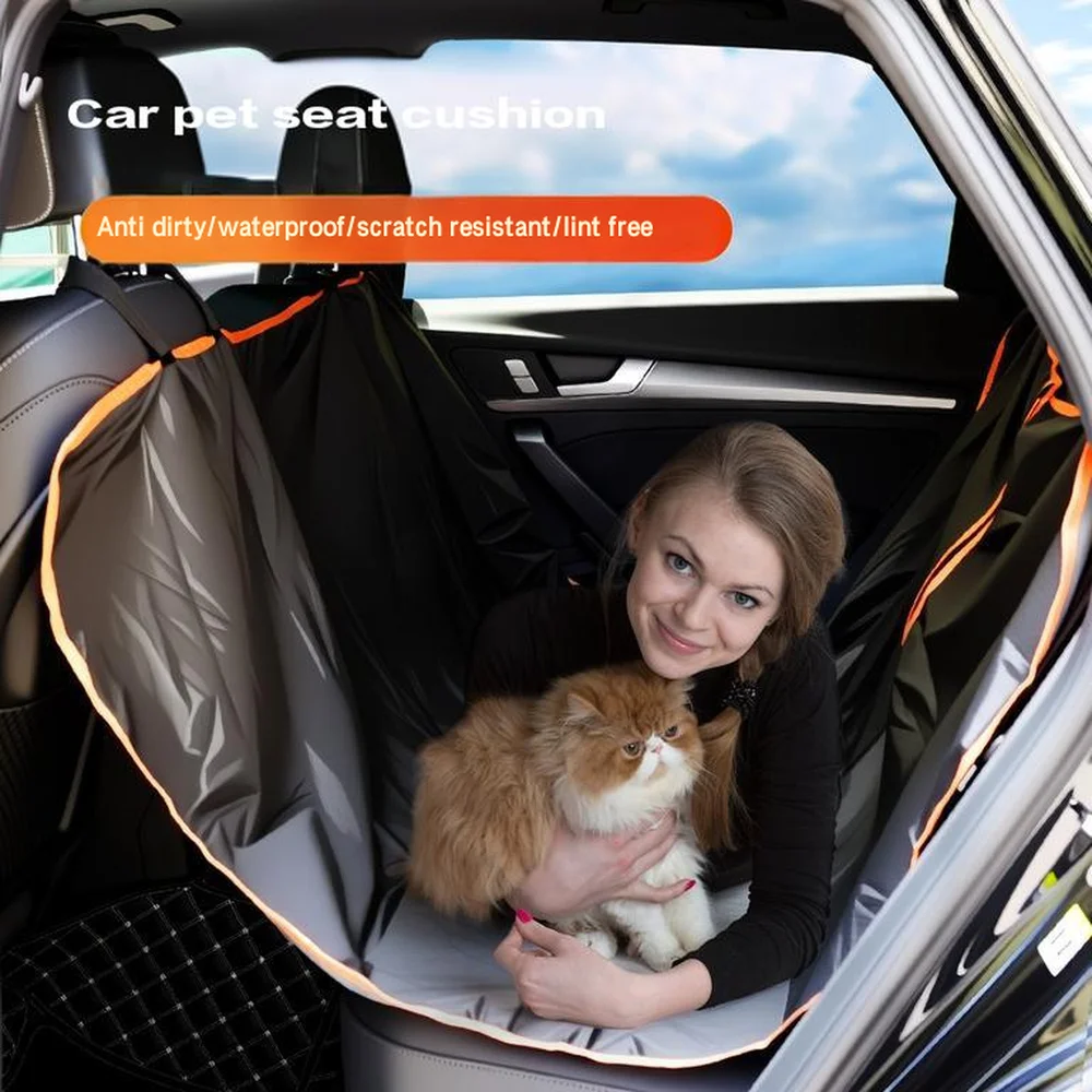 

INsotck Newly upgraded car pet seat cushion waterproof and easy to clean car pet supplies car rear seat protection cover pet mat