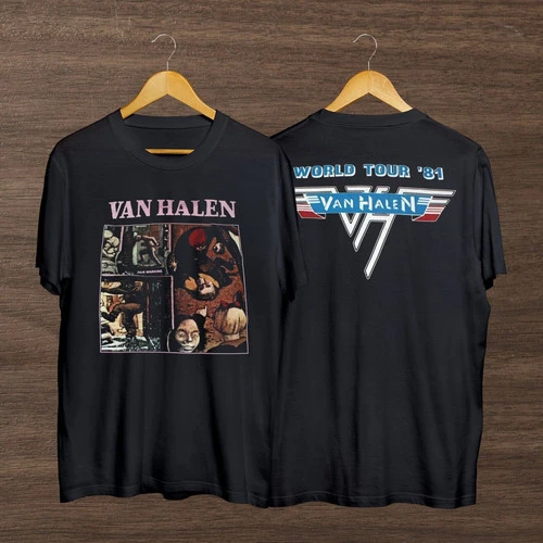 Y2k 1991 Van Halen for Unlawful Carnal Knowledge Tour T-Shirt