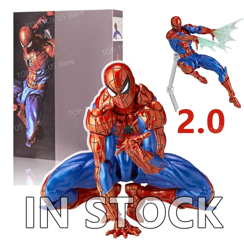 

Authentic Ct Toys Spider-Man 2.0 – Amazing Yamaguchi Spider-Man & Agent Venom Mafex Action Figure – Customizable Gift Toy