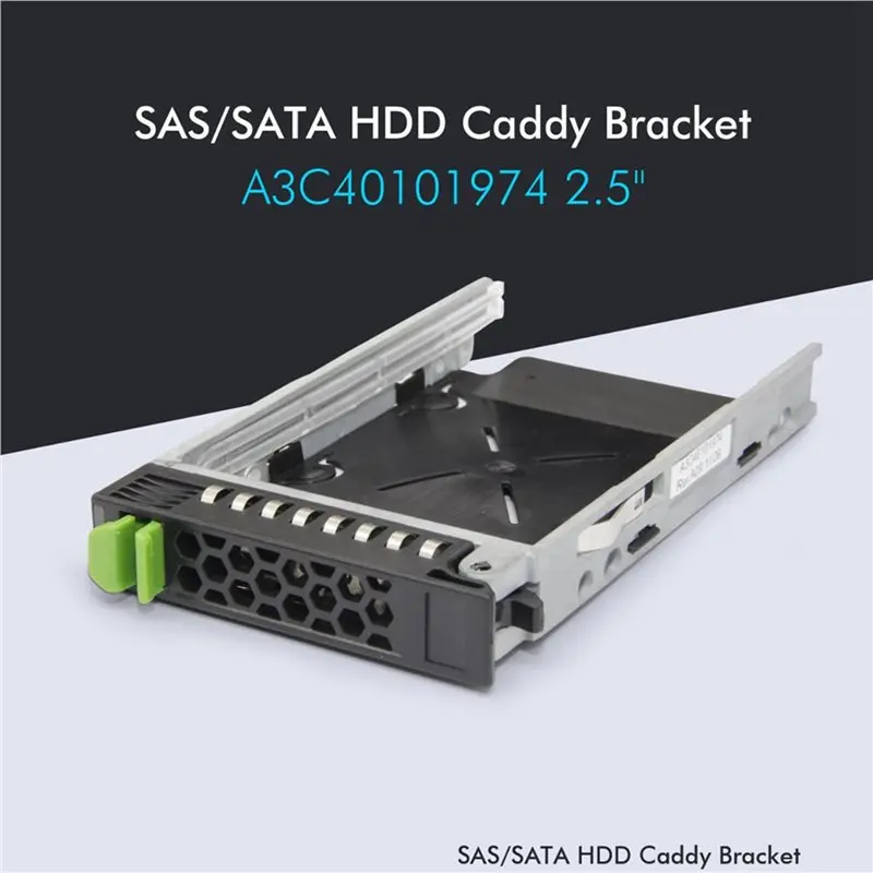 QWE-2Pcs 2.5 Inch SAS SATA HDD Caddy Bracket A3C40101974 For Fujitsu S3 S4 S5 S6 S7 S8 Primergy RX200 RX300 RX600 RX900