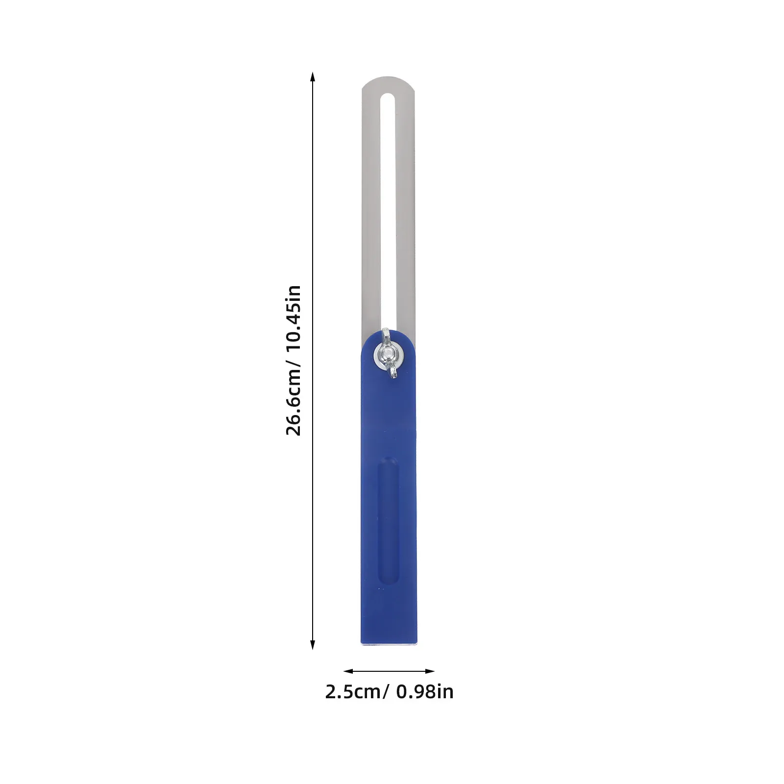 Adjustable Angle Ruler for Woodworking Precision Measuring Tool Multi-Angle Protractor Steel and Plastic Construction Versatile