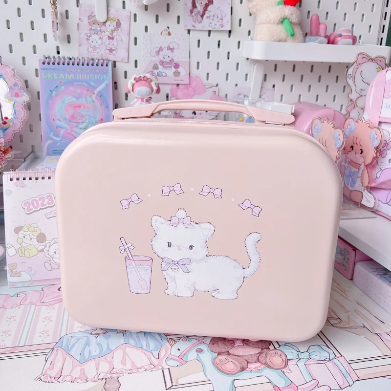 

Outdoor Travel Portable Storage Box Cartoon Anime Suitcase Business Office Business Trip Toiletries Organizing Storage Tools