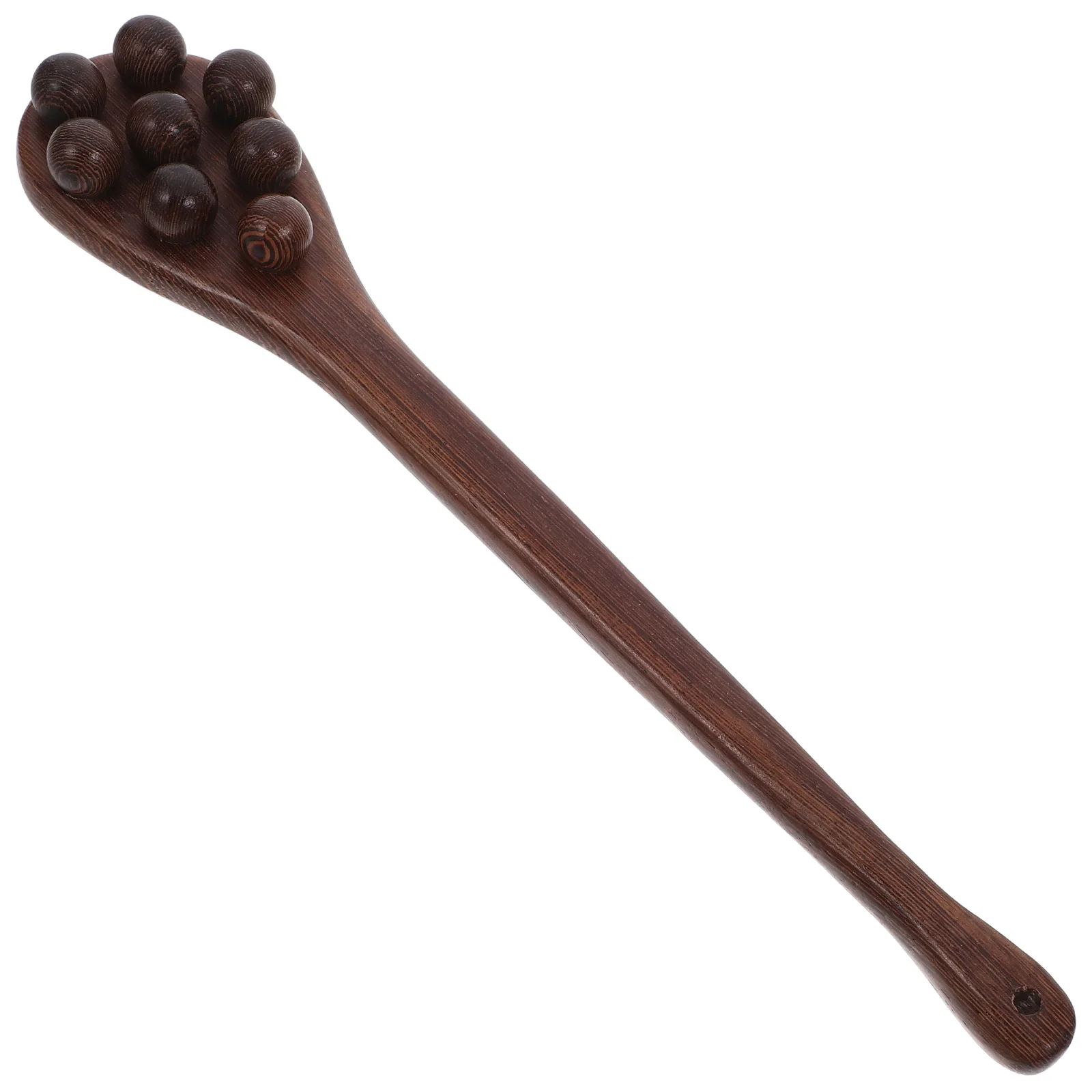 

Деревянный массажер, деревянное массажное весло, ручной массажер для тела с восемью бусинами для релаксации глубоких тканей всего тела