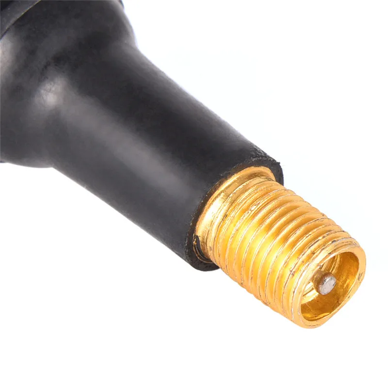 New 5PCs/set Black TR413 Tubeless Car Wheel Tire Valve Stems with Caps Tyre Rubber Valves With Dust Caps