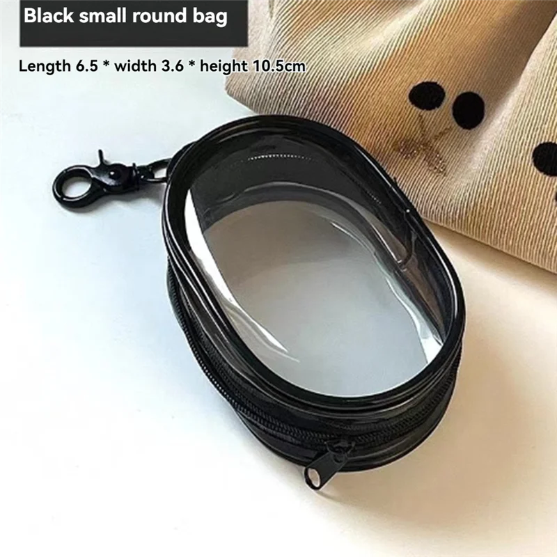 Дорожный чехол для хранения, сумка-коробка, брелок для ключей, чехол для хранения, прозрачный ящик для хранения, утолщенный кошелек, милая сумка для куклы, организация B-A77G