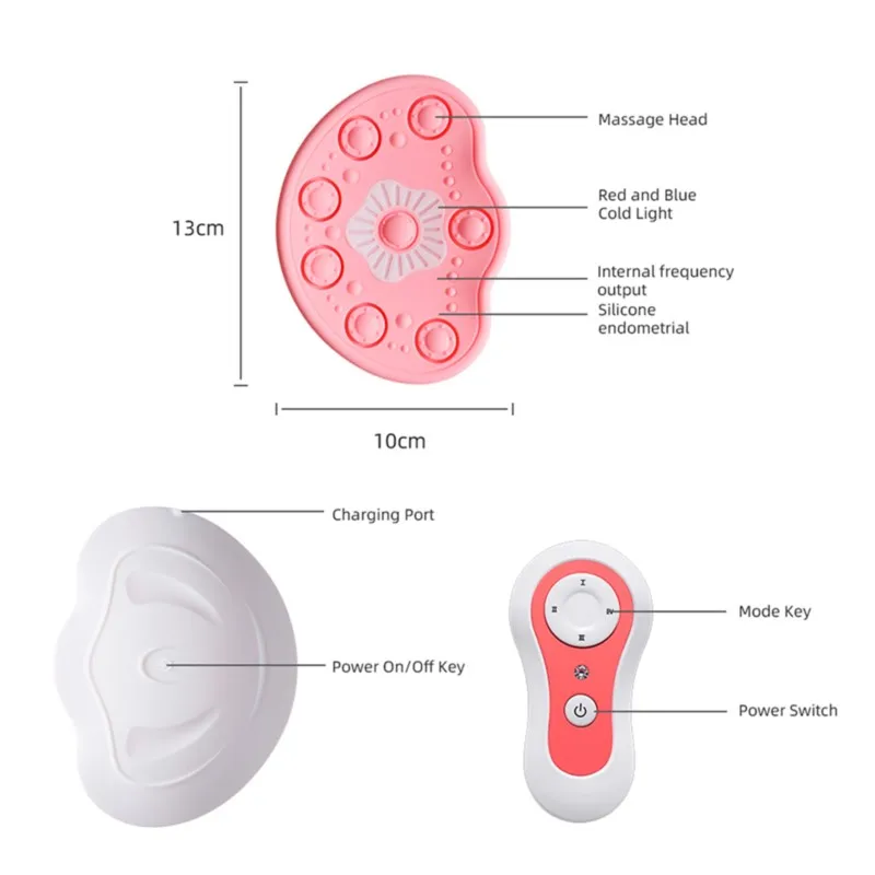 Therapy Breast Enhancement Massager Bust Lift Massage Machine with Hot Compress Breast Enhancer Anti Sagging Chest