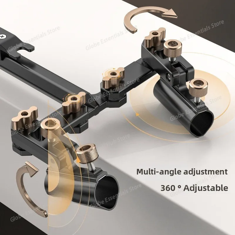 Double Cannon Mount Fiing Chair Universal Dual Rod Dual Head Stand Fiing Gear Accory Cam Gear