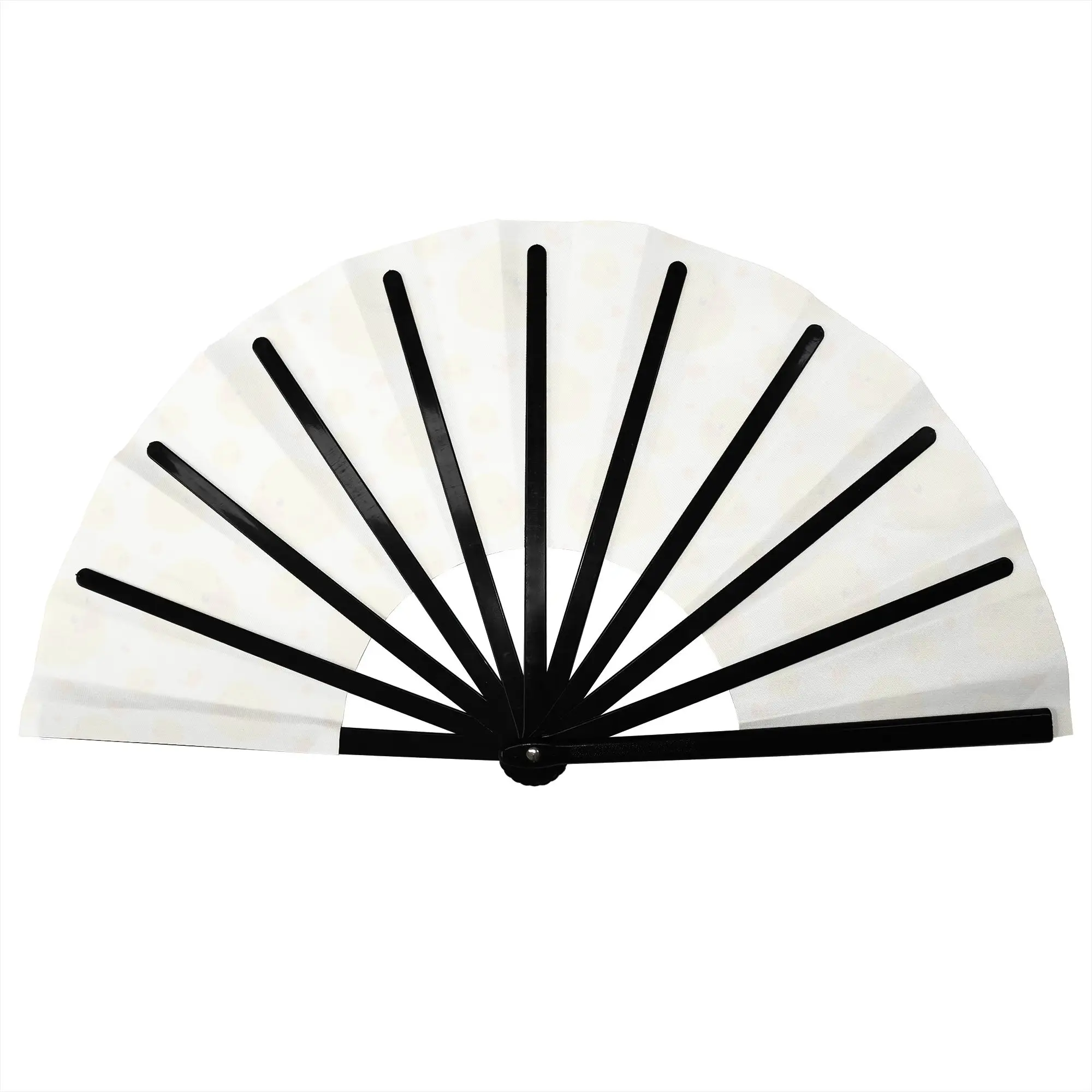 Cartoon Yelloew Rubber Duck  Folding Hand Fan  Polyester Fabric Fan Fashion Summer Accessory Decorative Fans