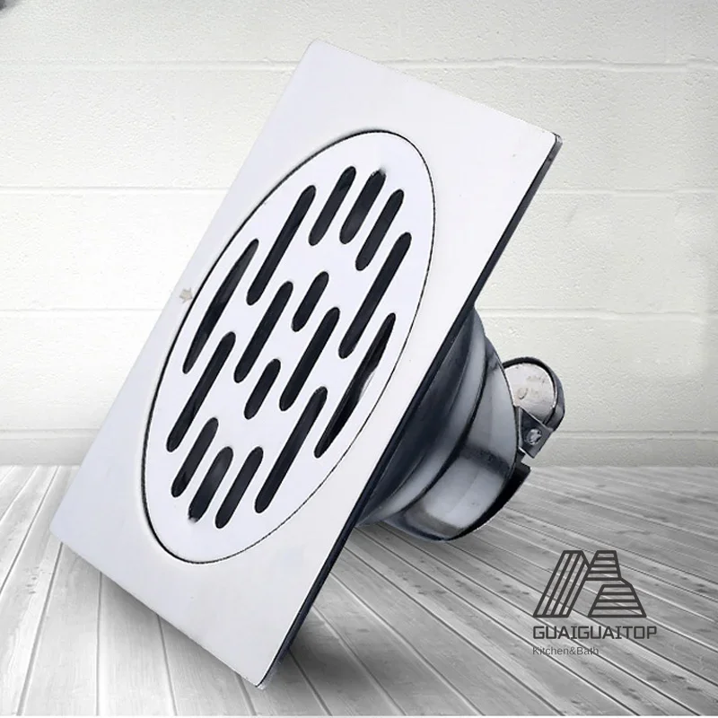 Shower Drain Thick Ordinary Toilet Kitchen Balcony Dedicated To Prevent Odor Stainless Steel Floor Strainer Cover Ground Leakag