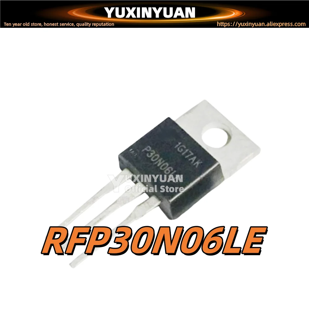 10PCS RFP30N06 50N06 70N06 Through-hole TO-220 MOS effect transistor chip