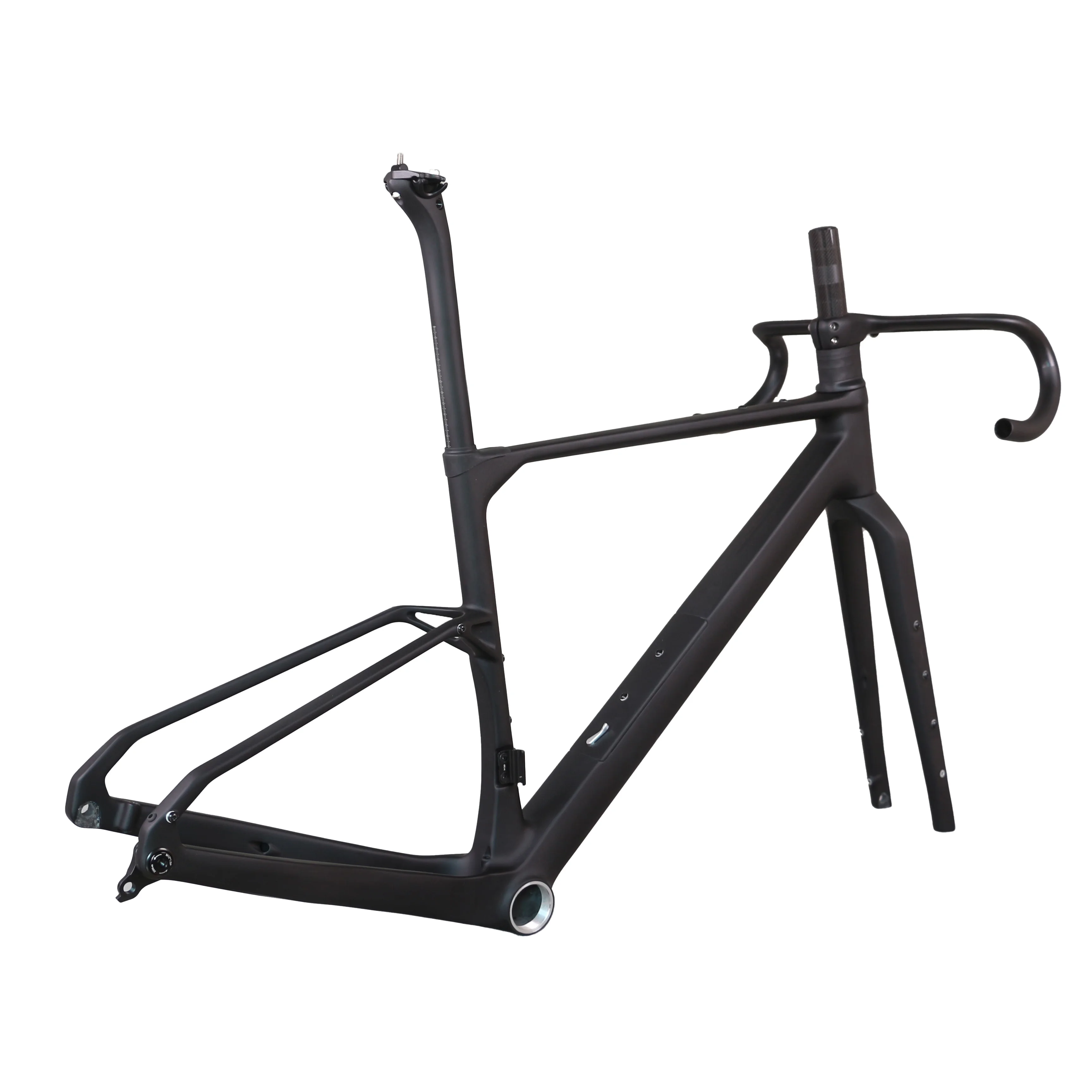 

2026 new GR206 Carbon Gravel Bike Frame 700C*50C UDH Hanger Full Internal Cable Disc Brake Gravel Bicycle Frameset Storage Box