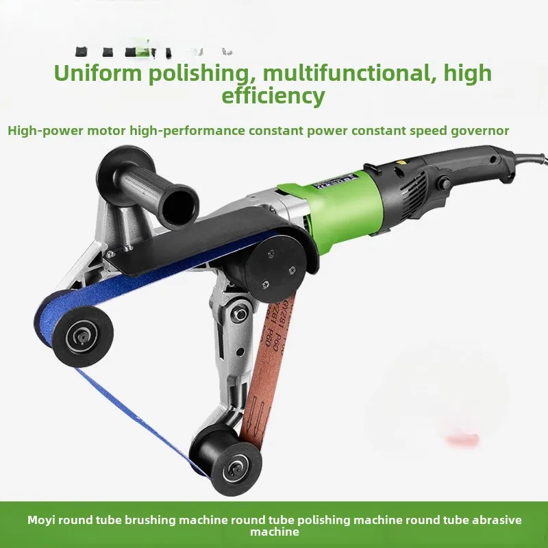 Kleine Rundrohr-Winkel-Metall-Schleif- und Poliermaschine für den Schreibtisch aus elektrischem Stahl