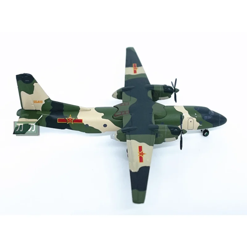 

PT литой под давлением масштаб 1/400 китайские ВВС Y-7 Y7 транспортный самолет модель из сплава Коллекционный декоративный орнамент