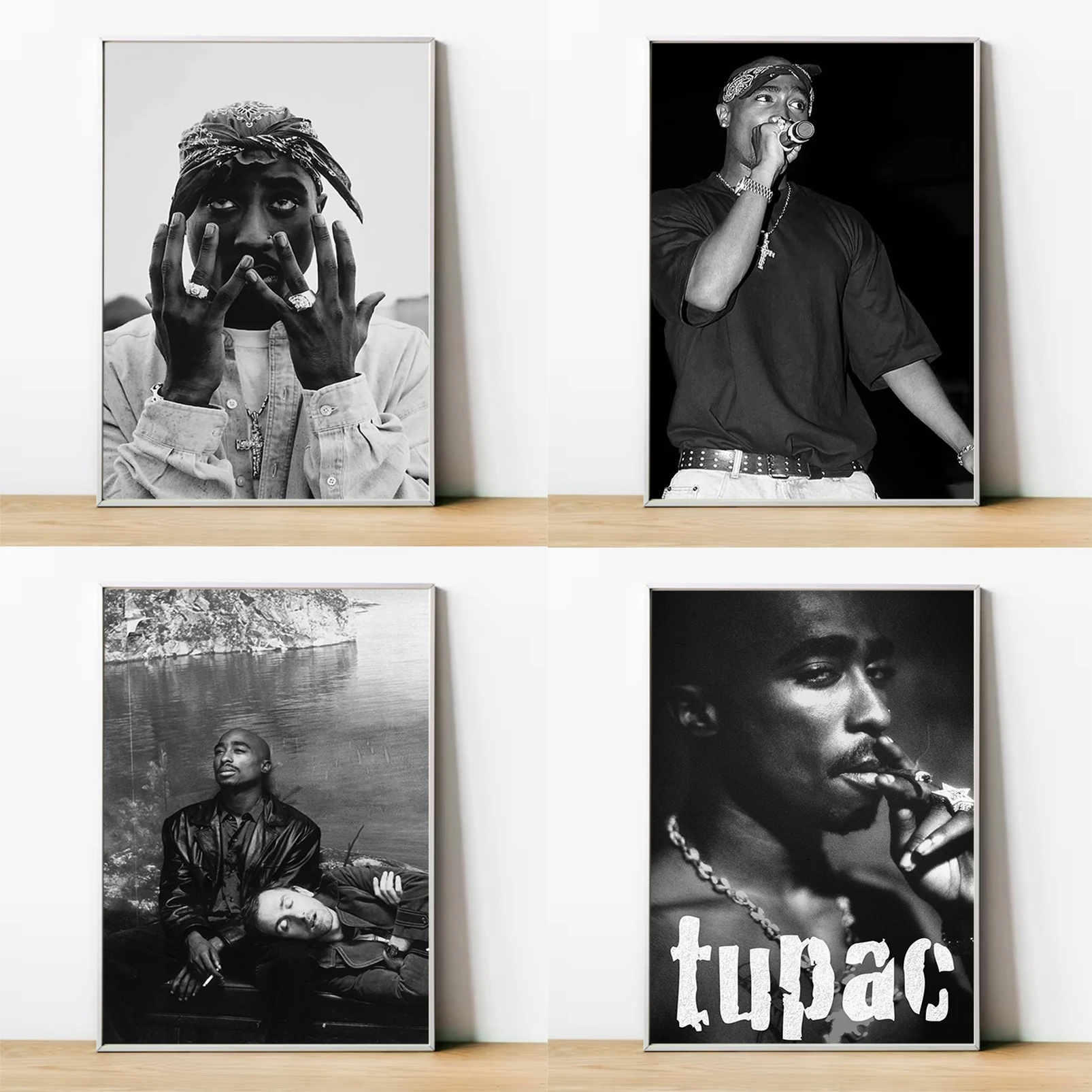Posters for Wall Art Tupac Amaru Shakur Rapper Poster Decorative Paintings Room Decor Home and Decoration Canvas Decorations the