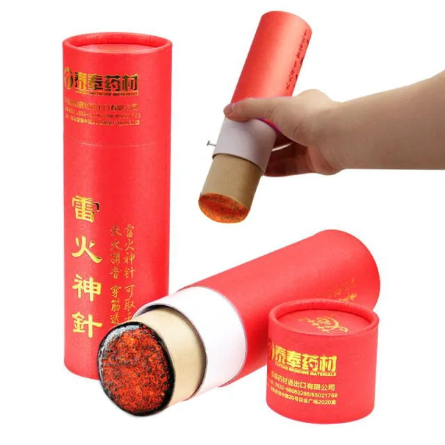 2Pcs Big Thunder Fire Moxa Stick Rolls Moxibustion with Traditional Chinese Herbal Medicine Moxa Therapy Massage