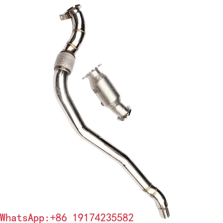 

Factory Directly 304 Stainless Steel Heat Shielded Catted Exhaust.Downpipe for Porsche Macan 95B 2.0