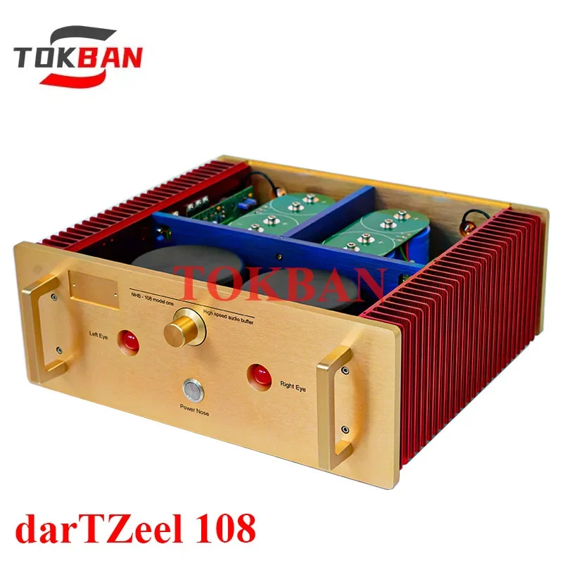 Tokban DarTZeel 108 Power Amplifier 140w*2 2-channel Amp High Power No Negative Feedback Amplifier Circuit HIFI Amplifier Audio