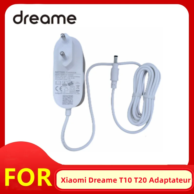 Original Vacuum Cleaner Adaptateur for Xiaomi Dreame T10 T20 T30 Spare Parts Wireless Handheld Vacuum Cleaner Charger Accessorie