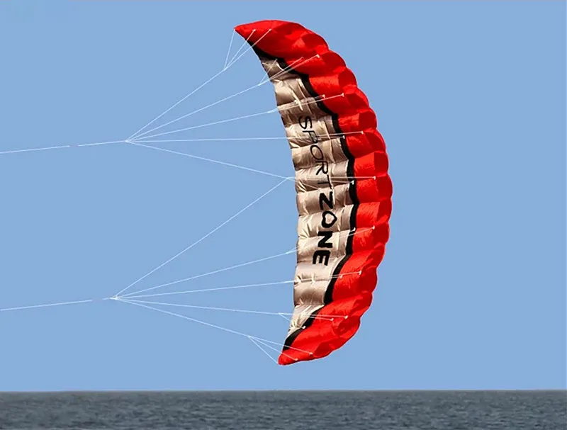 free shipping 2.5m dual line stunt power kite paragliding equipment cometas de viento gigante dragon kite toy sports large kite