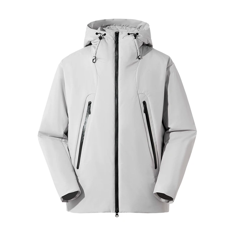 Casual 2026 Autumn Winter Unisex Cotton Padded Coat Windproof Thick Warm Men's Hooded Jackets Outwear Cold Proof Parkas Clothing
