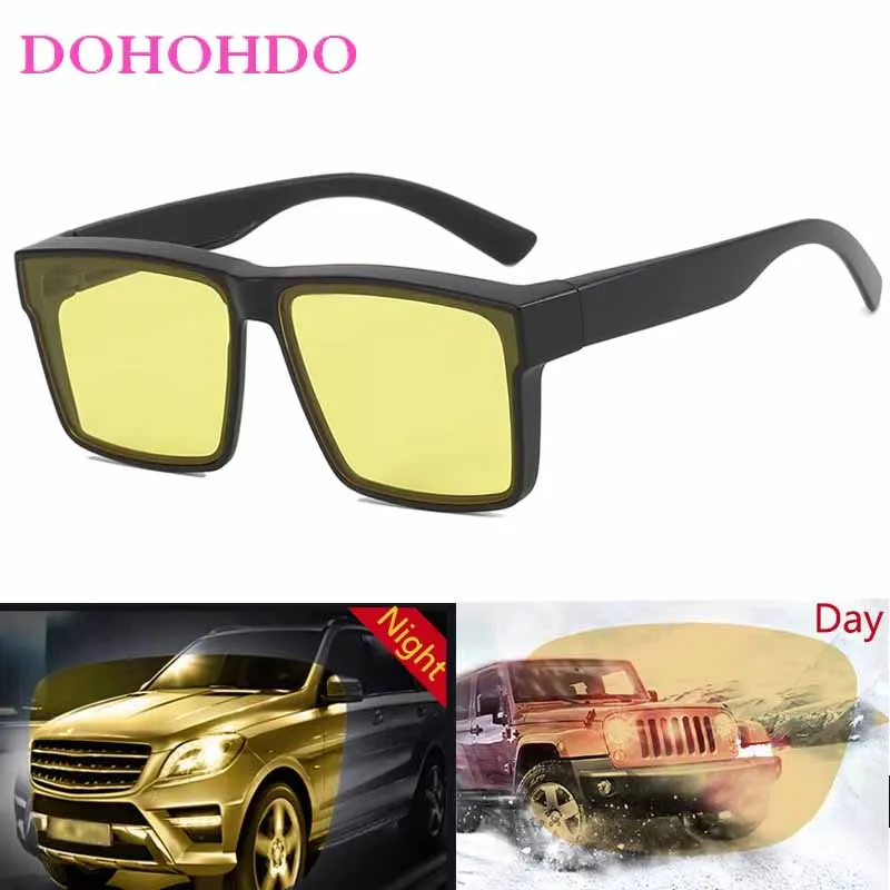 

2025 Polarized Night Vision Sunglasses Driving At Night Set Sunglasses Summer Decoration Street Photos Men's And Women's Glasses