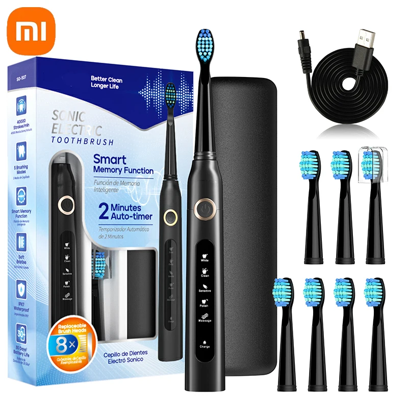 

Xiaomi Sonic Electric Toothbrush Choice Dental Care Deep Clean Teeth 360 Days Standby 5 Modes 2 Mins Timer Portable for Travel