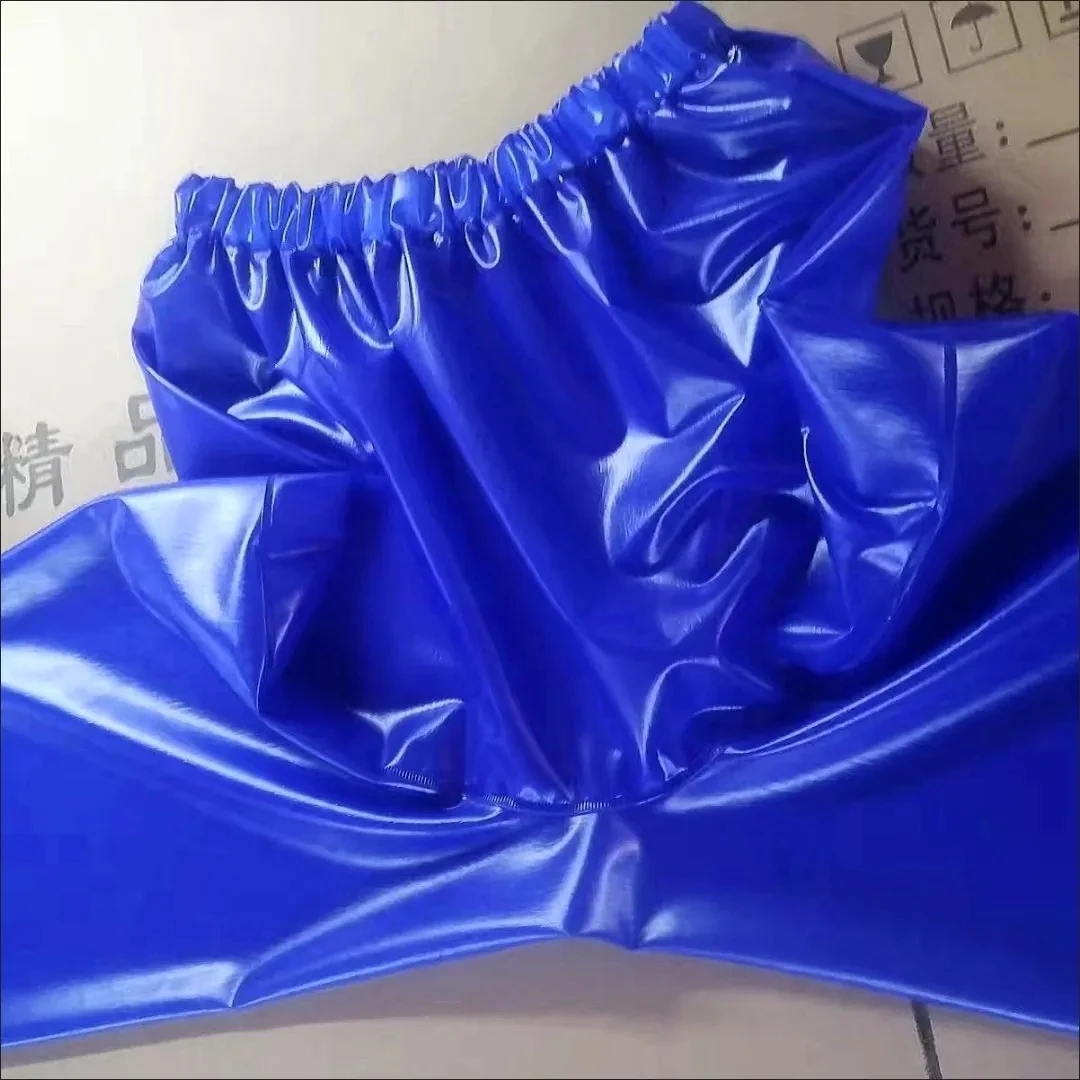 Pantaloncini antipioggia in vita elasticizzati impermeabili in PVC (il colore sottile varia varia)