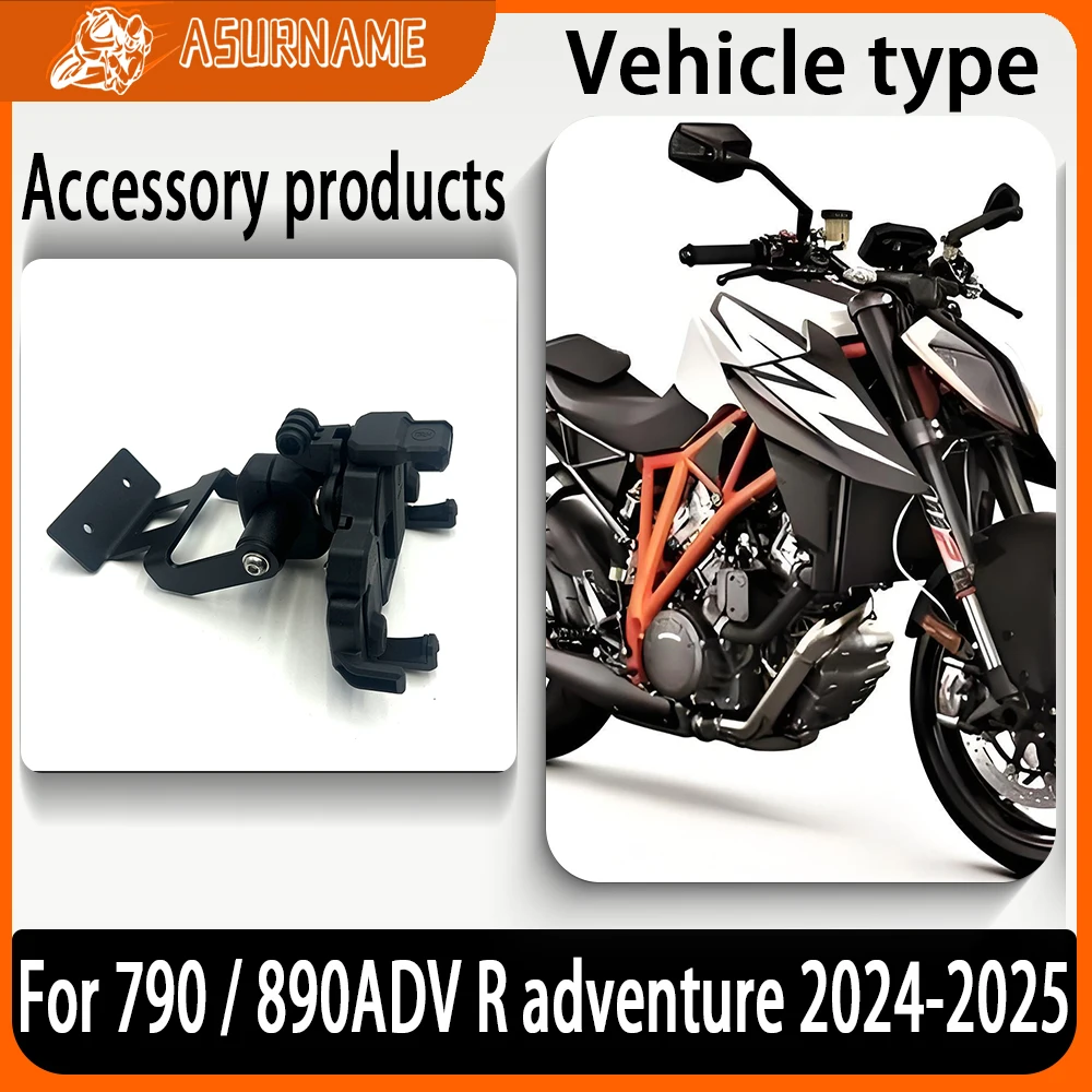 

FOR 790 / 890ADV R adventure 2024-2025 Accessories Phone Holder Windshied Mount Navigation Bracket GPS Smartphone Holder