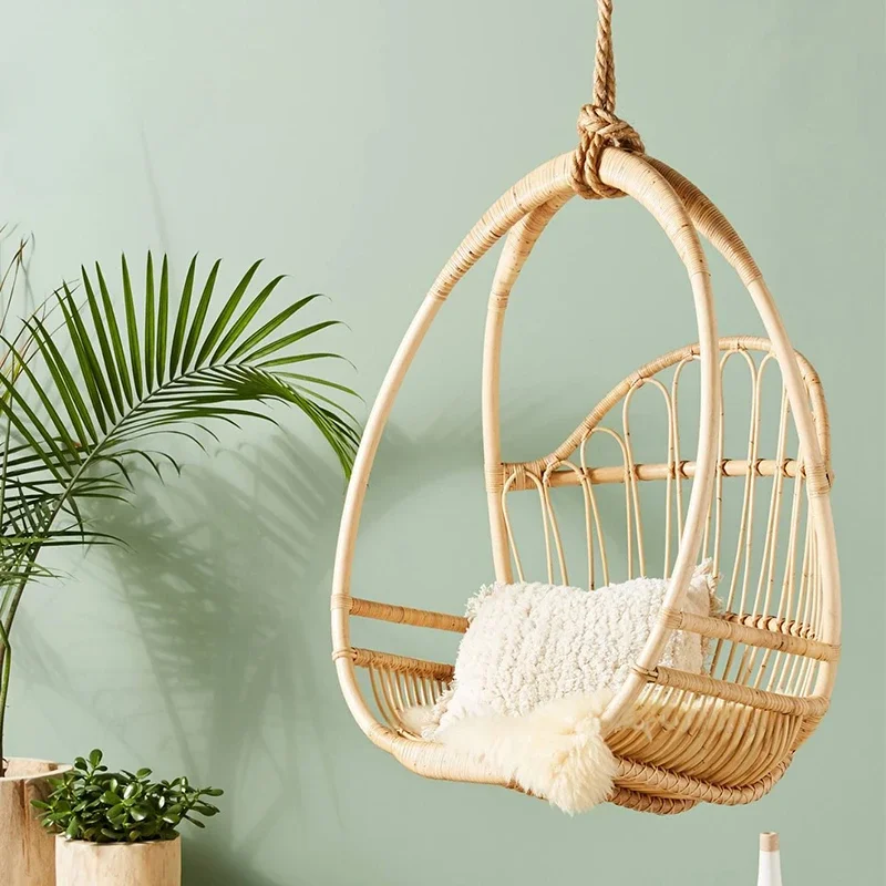 Hanging basket, hanging chair, real cane, agate vine, hanging indoor adult swing,