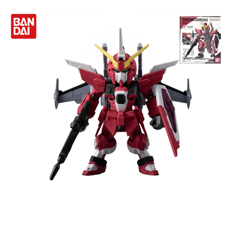 Bandai Original GUNDAM juego de animación juguetes periféricos FW26 RX-78 Zaku GM INFINITE Justice Anime colección de figuras en miniatura de acción