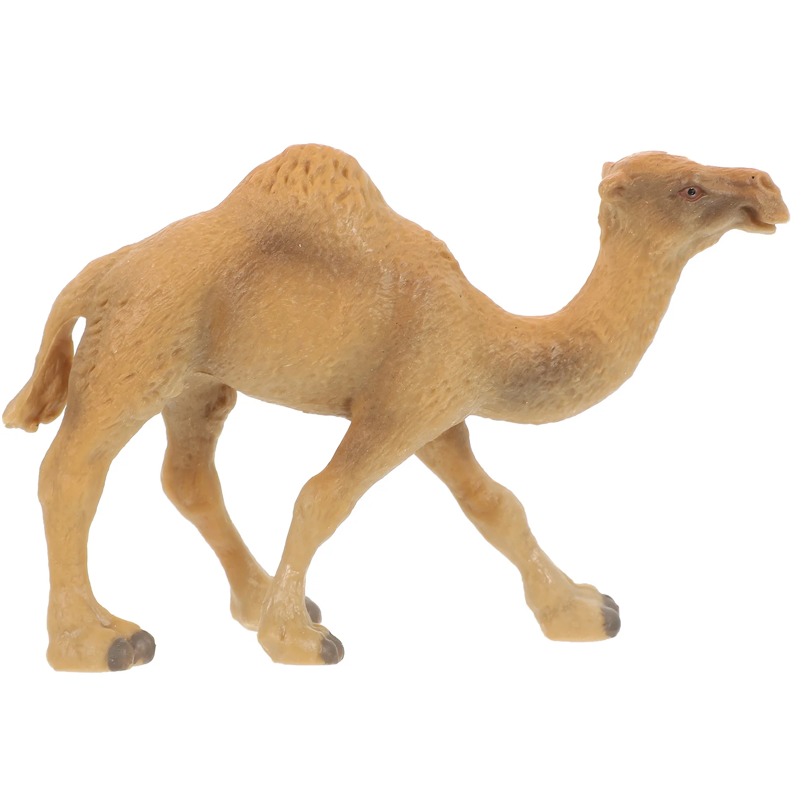 Simulation Camel Model Statue Wild Ornament Desktop Small Decoration Plastic Figurine Figurines for Kids Child